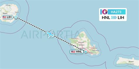 distance from hnl to lih.